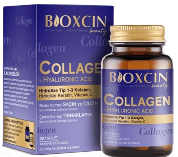 مكملات BIOXCIN Beauty Collagen مصممة خصيصًا لتعزيز صحة البشرة، الشعر، والأظافر