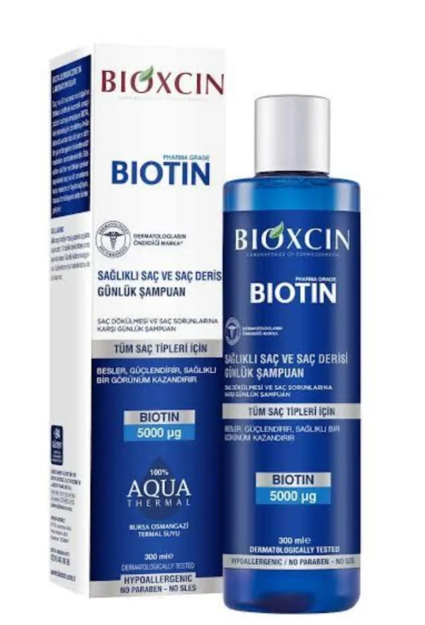 شامبو BIOXCIN Biotin لتقوية الشعر وزيادة كثافته